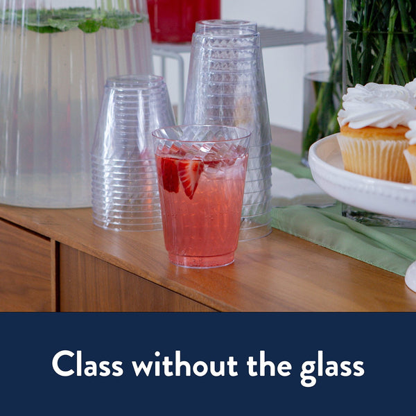 Chinet Crystal Plastic Cups, 14 oz., 180 ct.