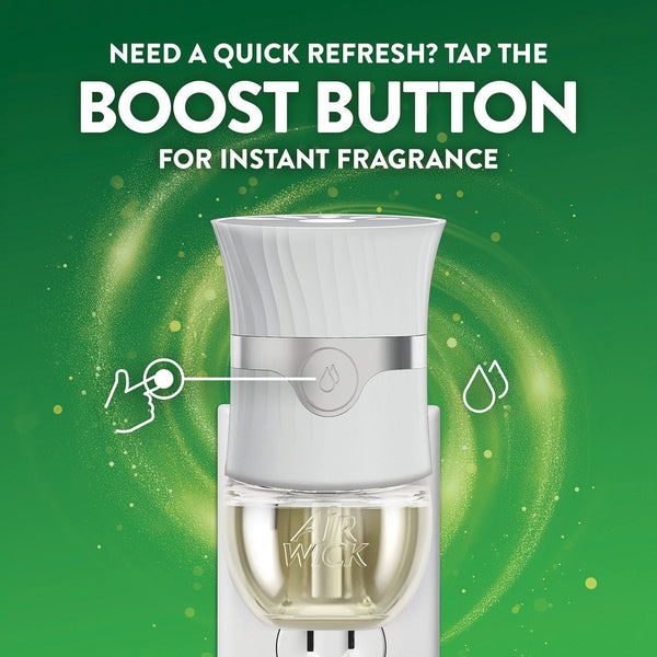 Air Wick Plug In Scented Oil Air Freshener Refills, Bright Citrus, 9 refills