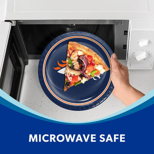 Denver Broncos NFL Round Paper Plates, 10