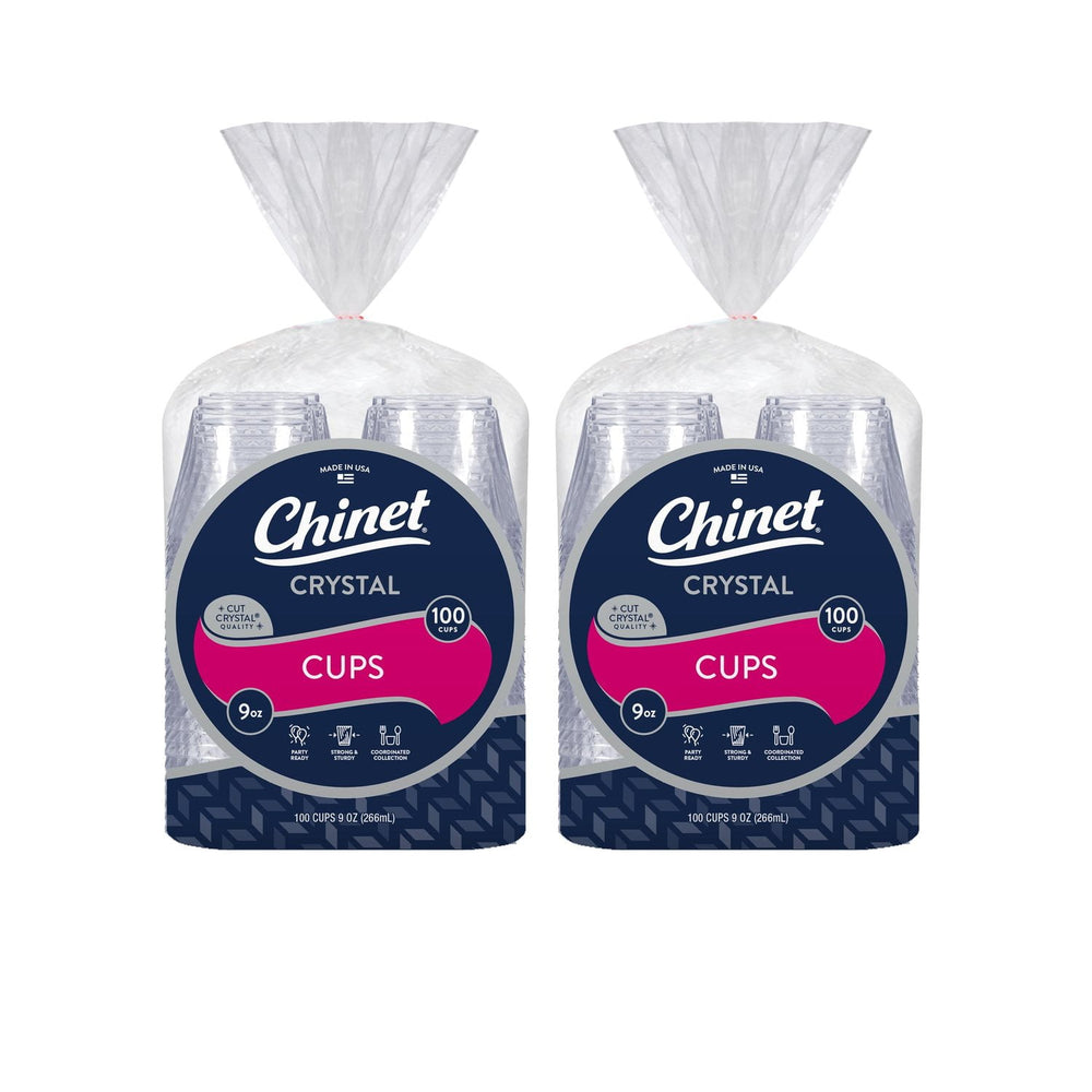 Chinet Crystal Plastic Cups, 9 oz., 200 ct.