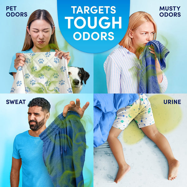 Downy Rinse Laundry Odor Remover, Cool Cotton, 87.5 fl. oz.