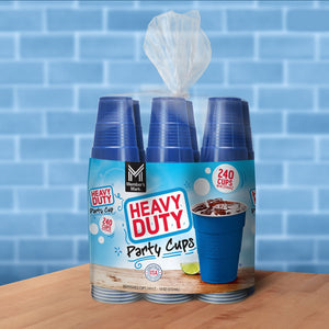 Member's Mark Heavy-Duty Blue Plastic Cups 18 oz., 240 ct.