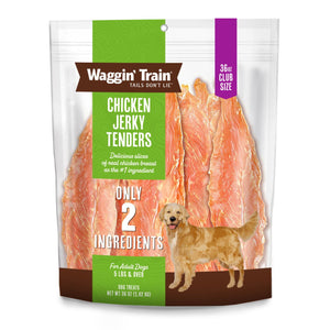 Waggin Train Chicken Jerky Dog Treats, 36 oz.