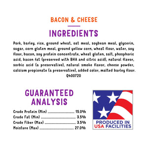 Purina Beggin' Strips Dog Treats, Bacon & Bacon and Cheese Flavors, 32 oz., 2 pk.