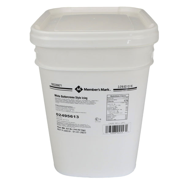 Member's Mark White Buttercream Icing, 32 lbs.