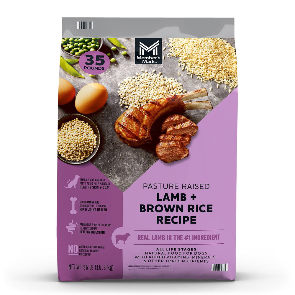 Member's Mark Pasture Raised Lamb and Brown Rice Recipe, Dry Dog Food, 35 lbs.