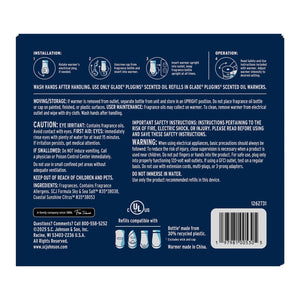 Glade PlugIns Scented Oil, Sky & Sea Salt with Coastal Sunshine Citrus, 1 Warmer + 9 Refills