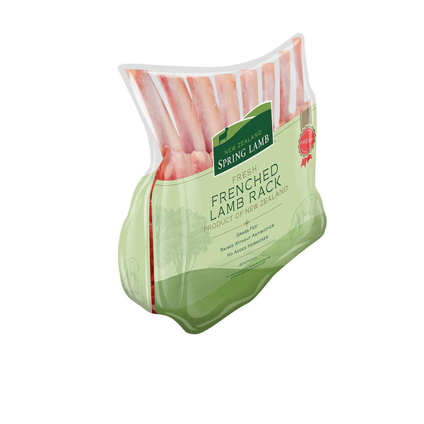 Fresh New Zealand Lamb Rack of Lamb,  Case, priced per pound