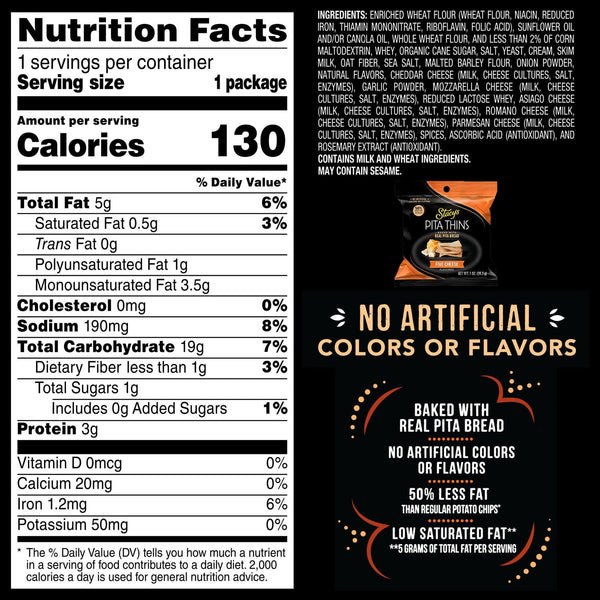 Stacy's Pita Thins, Variety Pack, 1 oz., 30 pk.