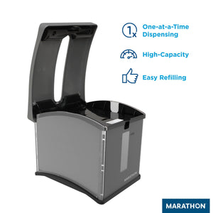 Marathon Interfold Gray Napkin Dispenser 2 ct.