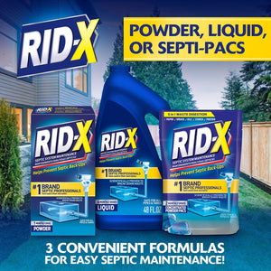 RID-X Septic Tank Treatment Powder,  49 oz.