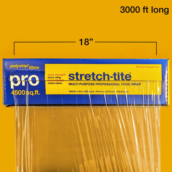 stretch-tite Pro Multi-Purpose Professional 18" Food Wrap, 4500 sq. ft.
