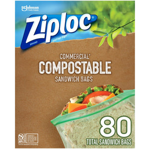 Ziploc Compostable Sandwich Bags, 80 ct.