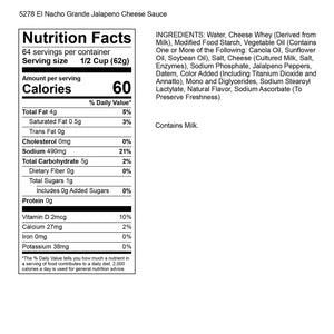 Gold Medal El Nacho Grande Jalapeno Nacho Cheese (140 oz. bag, 4ct.)