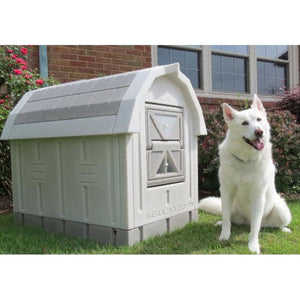 ASL Solutions Grey Insulated Dog Palace & Bed Combo