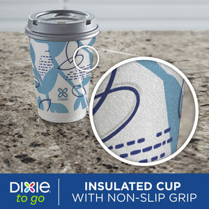 Dixie® To Go 12 oz. Paper Cup with Leak-Resistant Lid, 92 ct.