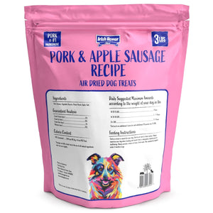 Irish Rover Pork and Apple Sausage Air Dried Dog Treats, 48 oz.