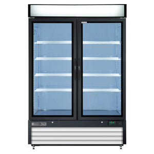 Maxx Cold X-Series Double Door Upright Merchandiser Freezer (48 cu. ft.)