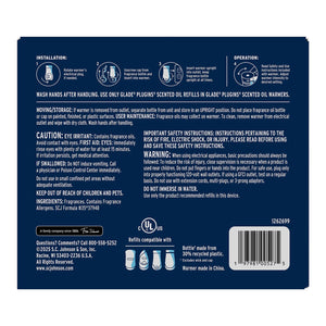 Glade PlugIns Scented Oil, Clean Linen, 1 Warmer + 9 Refills