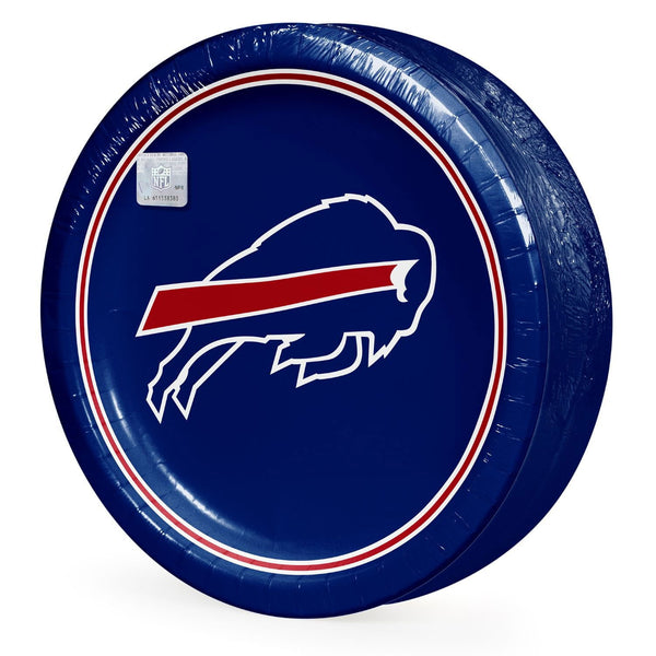 Buffalo Bills NFL Round Paper Plates, 10
