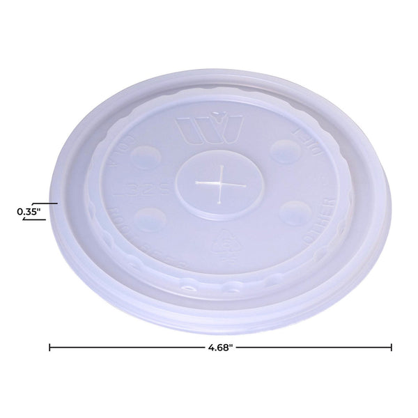 WinCup Lids with Straw Slot 18 Series, Translucent, 32-44 oz., 1000 ct.