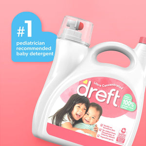 Dreft Baby Liquid Laundry Detergent, 125 loads, 170 fl. oz.