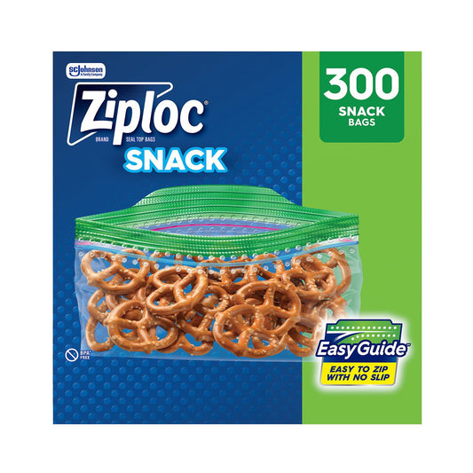 Ziploc Grip 'n Seal Top Snack Bags, 300 ct.