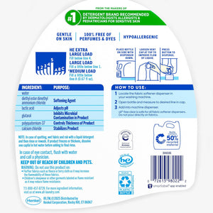 all Liquid Fabric Softener, Free Clear, 213 loads, 143 fl. oz.