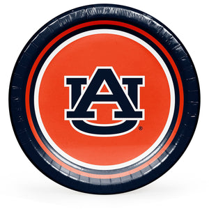 Auburn Tigers NCAA Round Paper Plates, 10