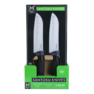 Member's Mark 7" Non-Slip Handle Santoku Slicing Knife, 2 pk.