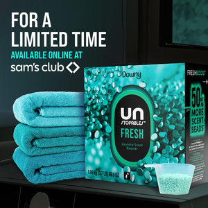 Downy Unstopables In-Wash Scent Booster Beads, Fresh, 59.9 oz.