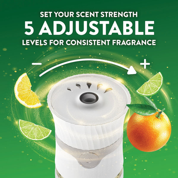 Air Wick Plug In Scented Oil Air Freshener Refills, Bright Citrus, 9 refills
