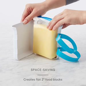 FreezeUp Freezer Food Block Maker, 3-Piece Set