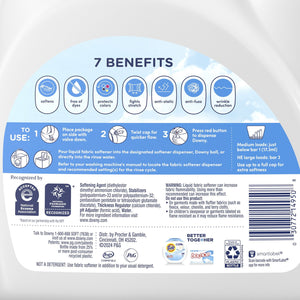 Downy Soft Free & Gentle Liquid Fabric Softener, 257 loads, 150 fl. oz.