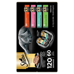 Sheba Perfect Portions Wet Cat Food Trays Variety Pack, 60 ct., 2.6 oz.
