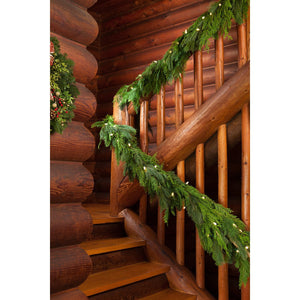 Member's Mark Fresh Garland, Mixed Pine and Cedar, 25 ft.