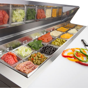 Maxx Cold X-Series Sandwich and Salad Prep Station (48")