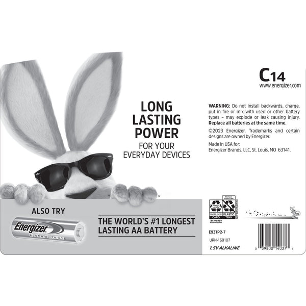 Energizer MAX C Alkaline Batteries, 14 pk.
