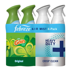 Febreze Air Effects Air Freshener Spray, Gain Original + Heavy Duty, 4 ct., 35.2 oz.
