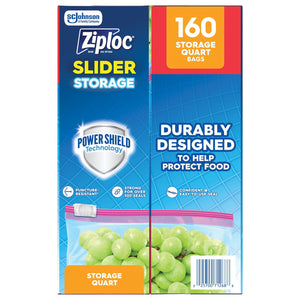Ziploc Slider Quart Storage Bags, 160 ct.