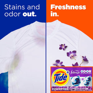 Tide Power PODS with Febreze Laundry Detergent Pacs, Spring & Renewal, 72 ct.