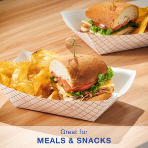 Members Mark Heavy Duty Paper Food Trays, 3lbs., 500ct.