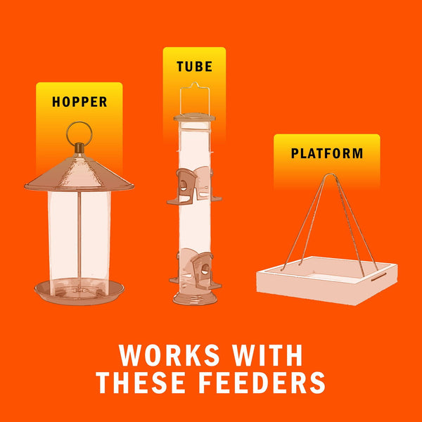 Audubon Park High Energy Blend Wild Bird Food, Premium Mix of Seeds and Nuts, 15 lbs.