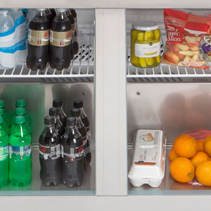 Maxx Cold X-Series Double Door Undercounter Commercial Refrigerator in Stainless Steel (12 cu. ft.)