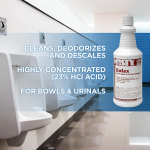 Misty Bolex Toilet Bowl & Urinal Cleaner, 32 fl. oz., 12 pk.