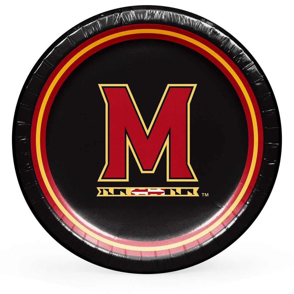 Maryland Terrapins NCAA Round Paper Plates, 10