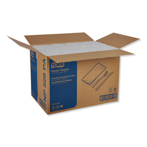 Tork Advanced Soft 1/8 Fold 2-Ply White Dinner Napkins, 28 pks, 100 napkins/pk.