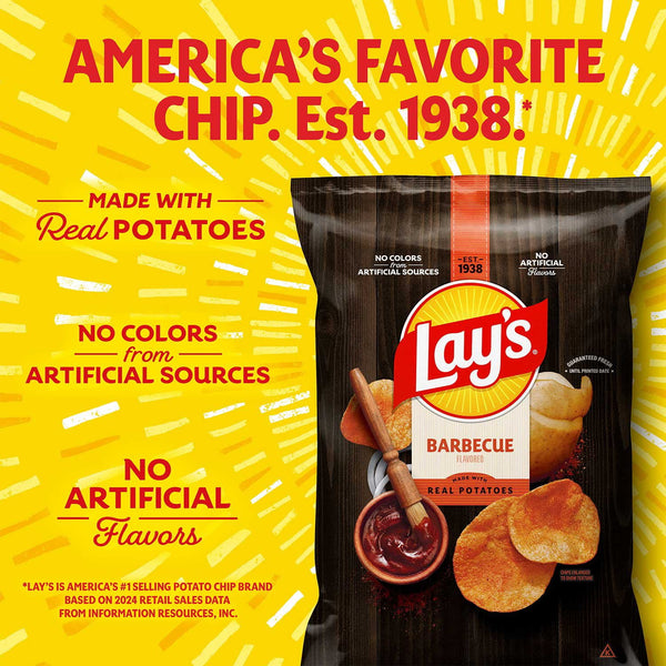 Lay's Barbecue Potato Chips, 1 oz., 50 pk.