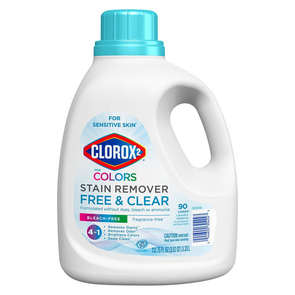 Clorox 2 for Colors Free & Clear Stain Remover, 90 loads, 112.75 fl. oz.