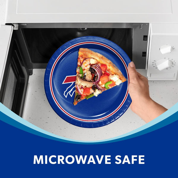 Buffalo Bills NFL Round Paper Plates, 10